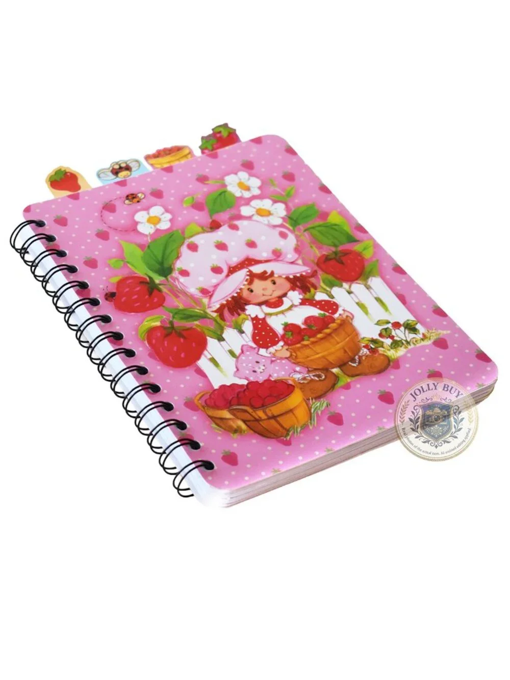 Strawberry Shortcake Journal Adorable Spiral-Bound Notebook Dotted Interior Page